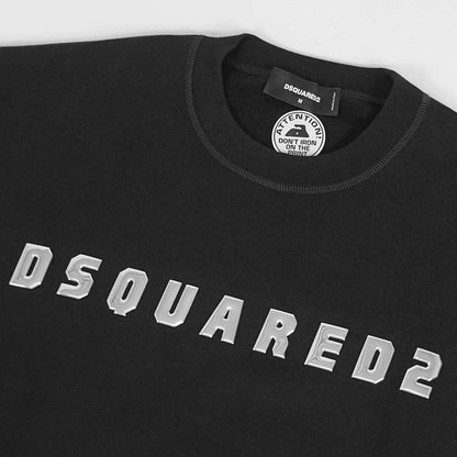 DSQUARED2 メンズ スウェットシャツ RELAX FIT CREWNECK S71GU0690 S25516 ブラック 900