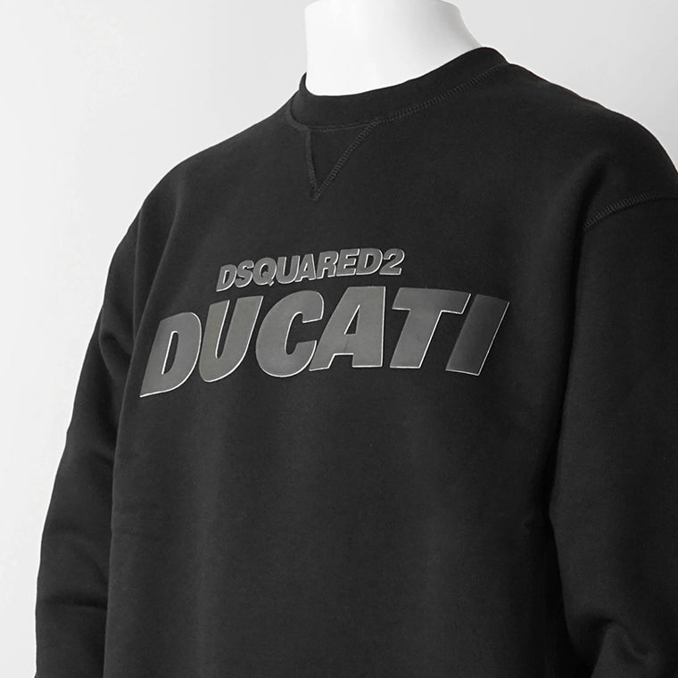 DSQUARED2 メンズ スウェットシャツ DUCATI COOL FIT CREWNECK S71GU0751 S25516