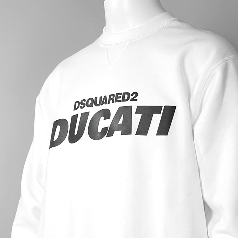 DSQUARED2 メンズ スウェットシャツ DUCATI COOL FIT CREWNECK S71GU0751 S25516