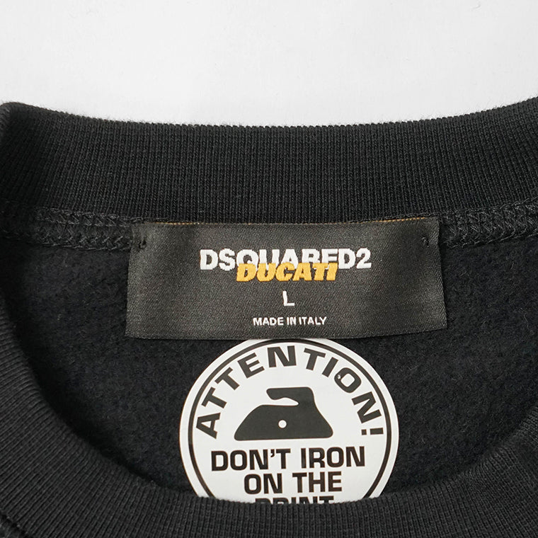 DSQUARED2 メンズ スウェットシャツ DUCATI COOL FIT CREWNECK S71GU0751 S25516