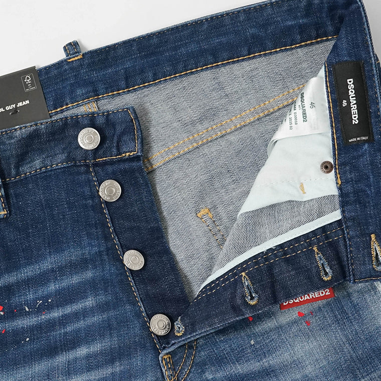 【2025AW FINAL CLEARANCE】 DSQUARED2 メンズ ジーンズ COOL GUY JEAN S71LB1668 D30010 ウォッシュブルー 470