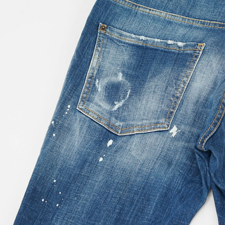 DSQUARED2 メンズ ジーンズ SKATER JEAN S71LB1711 D30010 ウォッシュブルー 470