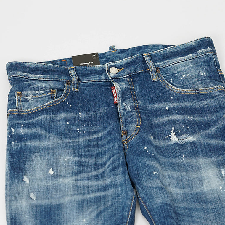 DSQUARED2 メンズ ジーンズ SKATER JEAN S71LB1711 D30010 ウォッシュブルー 470