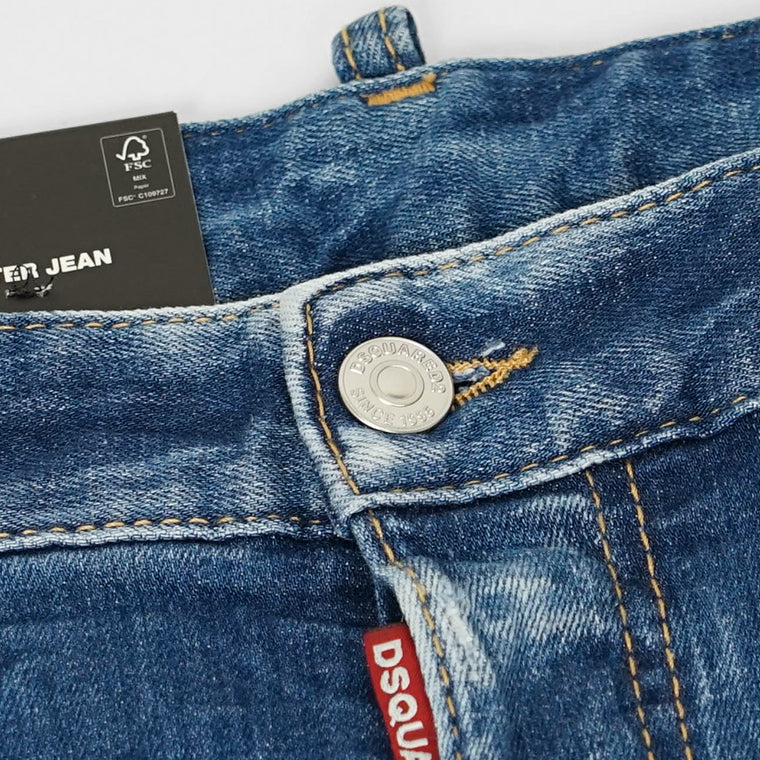 DSQUARED2 メンズ ジーンズ SKATER JEAN S71LB1711 D30010 ウォッシュブルー 470