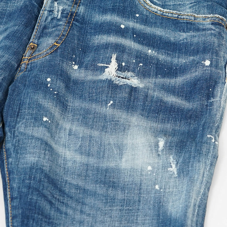 DSQUARED2 メンズ ジーンズ SKATER JEAN S71LB1711 D30010 ウォッシュブルー 470