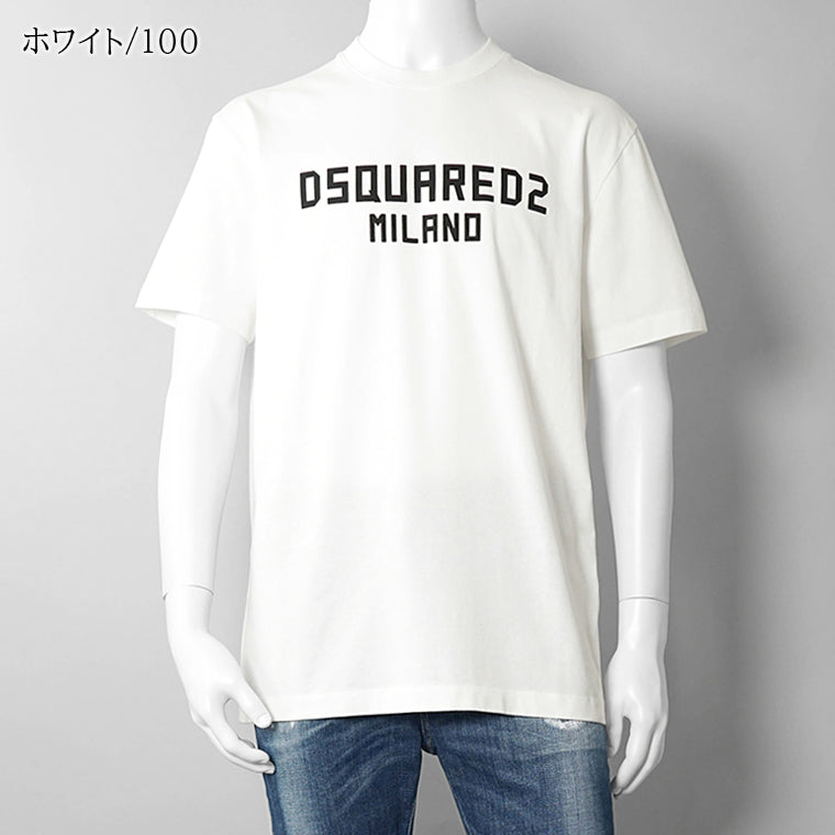 【2026SS SUMMER SALE】DSQUARED2 メンズ Tシャツ COOL FIT S74GD1520 D20106 2カラー