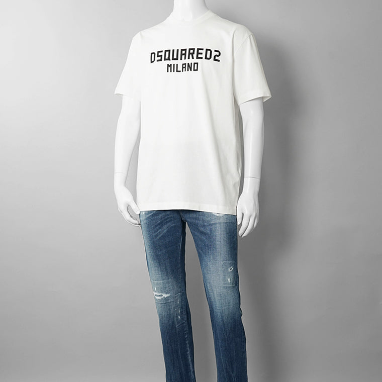 【2026SS SUMMER SALE】DSQUARED2 メンズ Tシャツ COOL FIT S74GD1520 D20106 2カラー