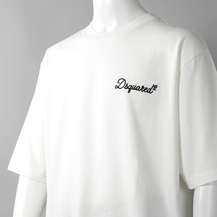 【2026SS SUMMER SALE】DSQUARED2 メンズ Tシャツ LOOSE FIT S74GD1525 D20106 2カラー