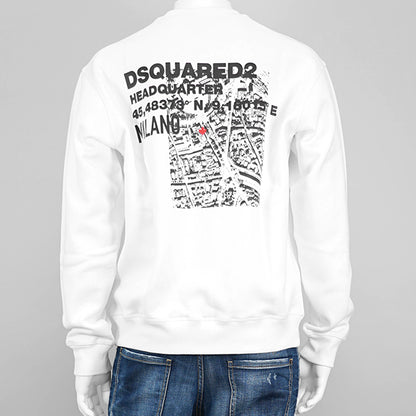 DSQUARED2 メンズ スウェットシャツ COOL FIT CREWNECK S74GU0825 S25516 2カラー