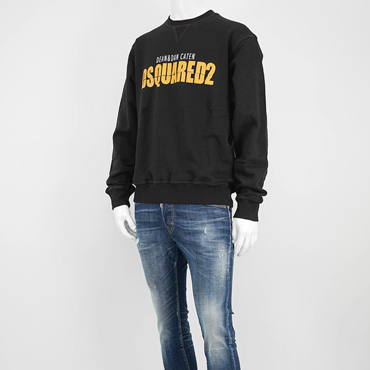 ディースクエアード DSQUARED2 メンズ スウェットシャツ ブラック