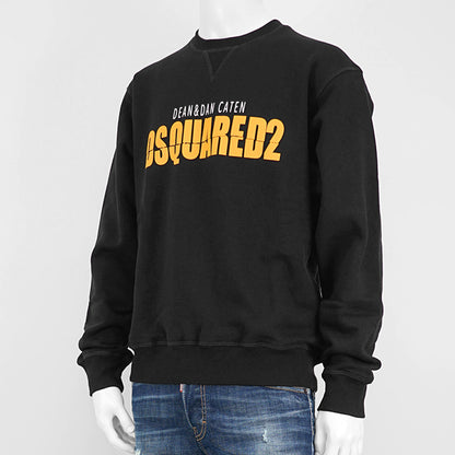 DSQUARED2 メンズ スウェットシャツ COOL FIT CREWNECK S74GU0831 S25516 ブラック 900