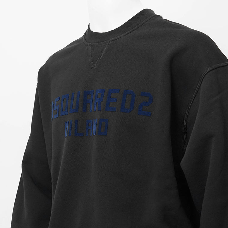 DSQUARED2 メンズ スウェットシャツ JUST RIGHT FIT CREWNECK S74GU0889 D25015 2カラー