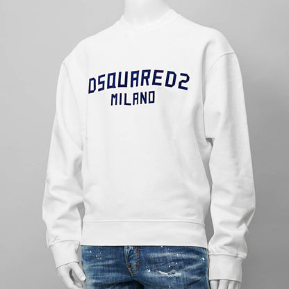 DSQUARED2 メンズ スウェットシャツ JUST RIGHT FIT CREWNECK S74GU0889 D25015 2カラー
