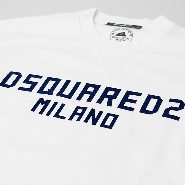 DSQUARED2 メンズ スウェットシャツ JUST RIGHT FIT CREWNECK S74GU0889 D25015 2カラー