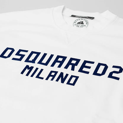 DSQUARED2 メンズ スウェットシャツ JUST RIGHT FIT CREWNECK S74GU0889 D25015 2カラー