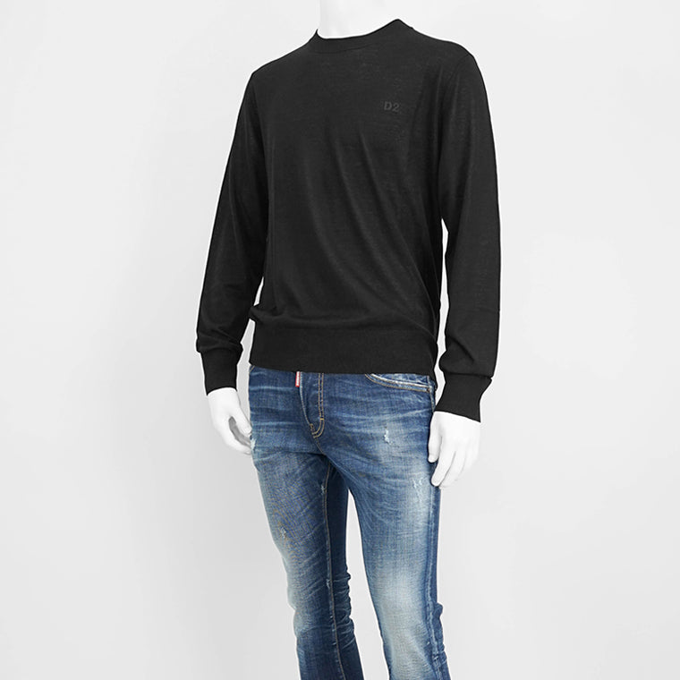 DSQUARED2 メンズ ニット CREWNECK PULLOVER S74HA1442 S18310 2カラー