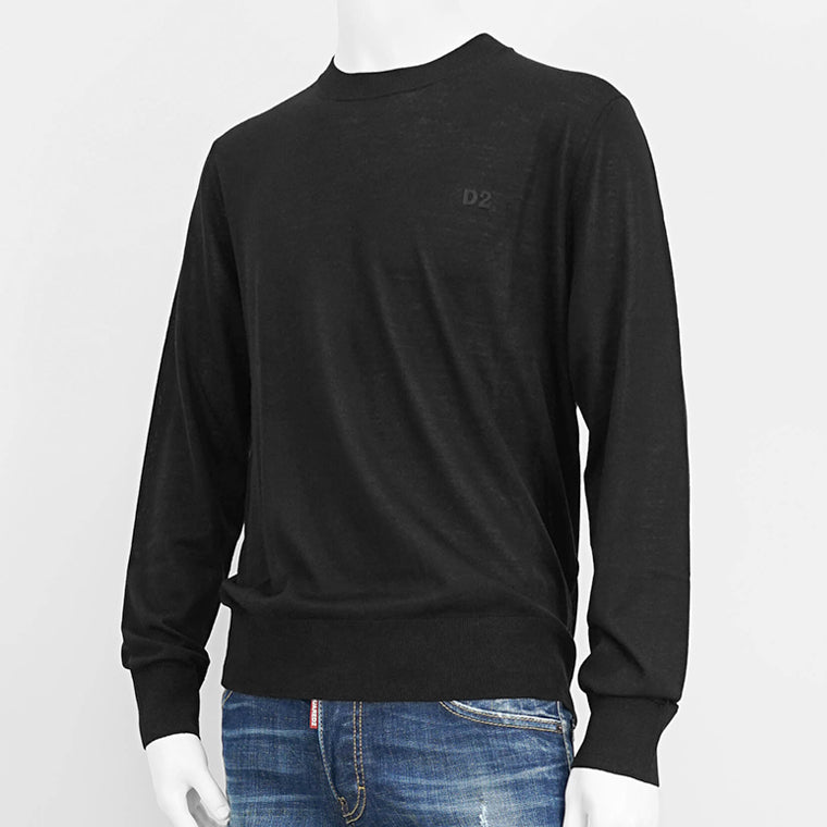 DSQUARED2 メンズ ニット CREWNECK PULLOVER S74HA1442 S18310 2カラー