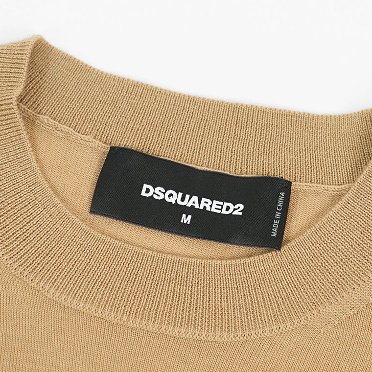 DSQUARED2 メンズ ニット CREWNECK PULLOVER S74HA1442 S18310 2カラー