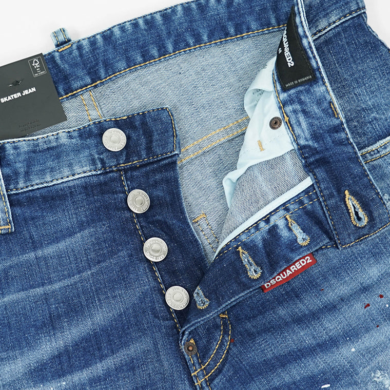 ディースクエアード DSQUARED2 メンズ ジーンズ ウォッシュブルー
