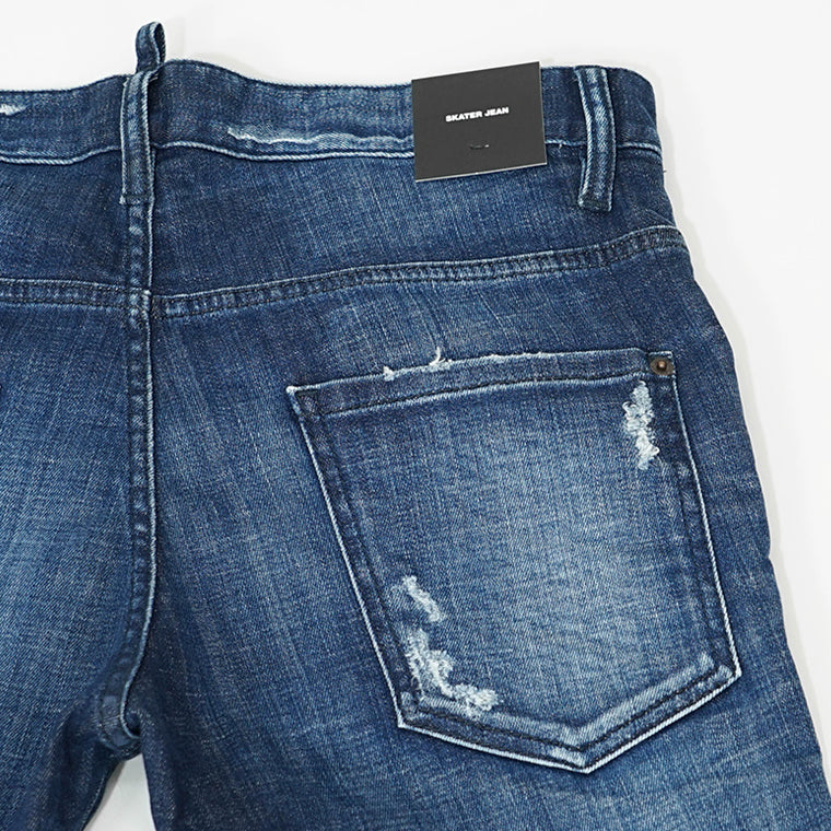 DSQUARED2 メンズ ジーンズ SKATER JEAN S74LB1721 D30010 ウォッシュブルー 470