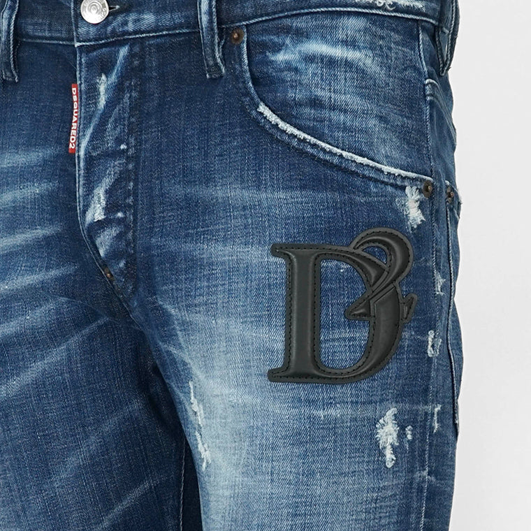 DSQUARED2 メンズ ジーンズ SKATER JEAN S74LB1721 D30010 ウォッシュブルー 470
