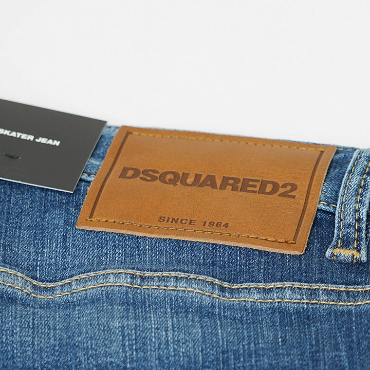 DSQUARED2 メンズ ジーンズ SKATER JEAN S74LB1729 S30872 ウォッシュブルー 470