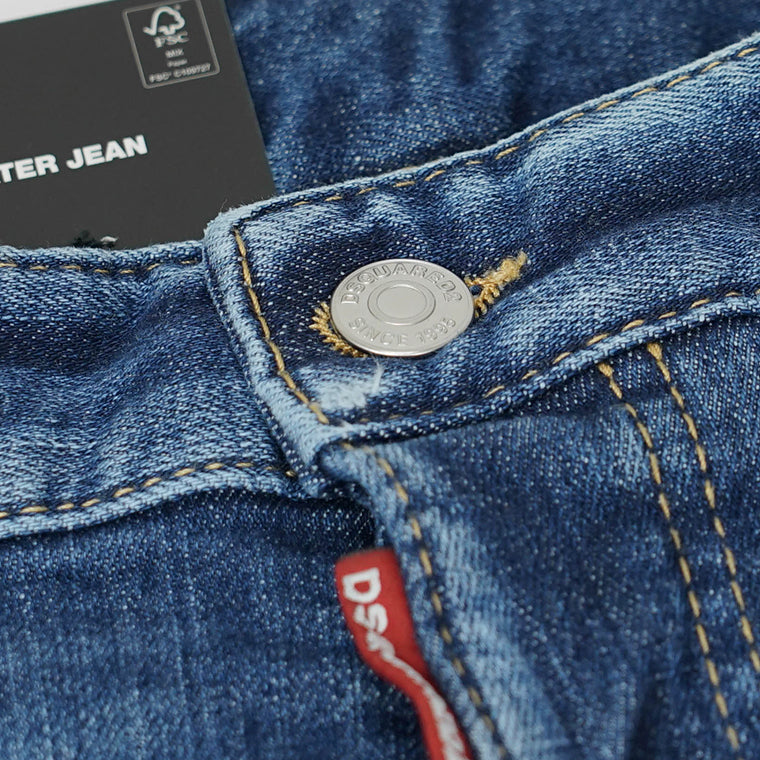 DSQUARED2 メンズ ジーンズ SKATER JEAN S74LB1729 S30872 ウォッシュブルー 470