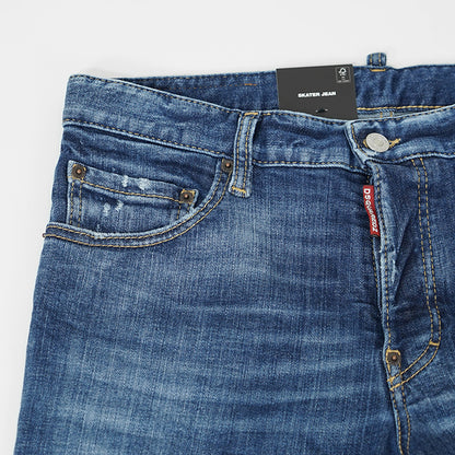 DSQUARED2 メンズ ジーンズ SKATER JEAN S74LB1729 S30872 ウォッシュブルー 470