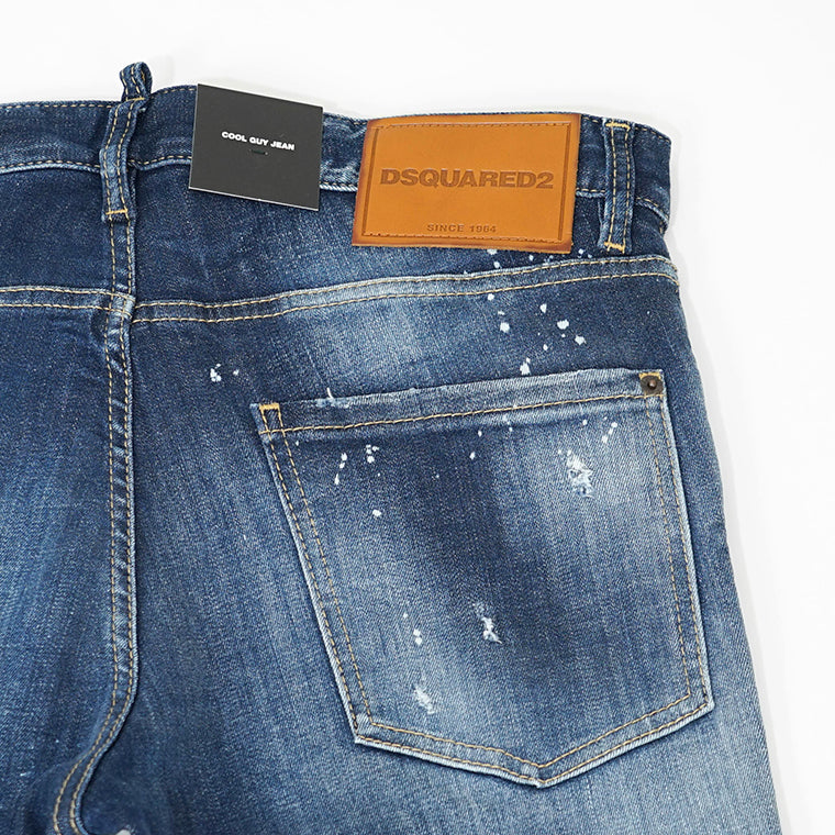 DSQUARED2 メンズ ジーンズ COOL GUY JEAN S74LB1732 S30664 ウォッシュブルー 470