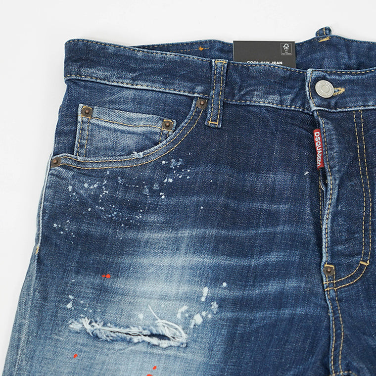 DSQUARED2 メンズ ジーンズ COOL GUY JEAN S74LB1732 S30664 ウォッシュブルー 470