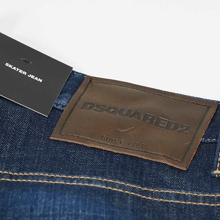 DSQUARED2 メンズ ジーンズ SKATER JEAN S74LB1737 D30010 ウォッシュブルー 470