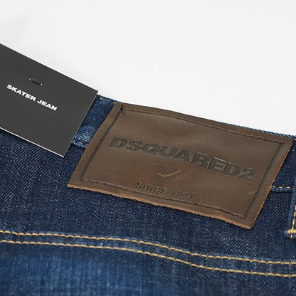 DSQUARED2 メンズ ジーンズ SKATER JEAN S74LB1737 D30010 ウォッシュブルー 470