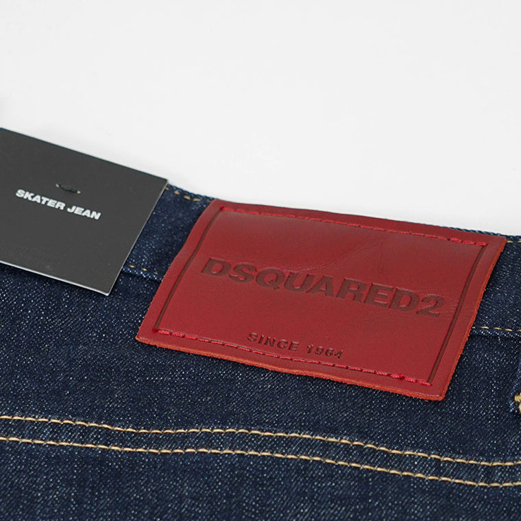DSQUARED2 メンズ ジーンズ SKATER JEAN S74LB1740 S30664 ウォッシュブルー 470