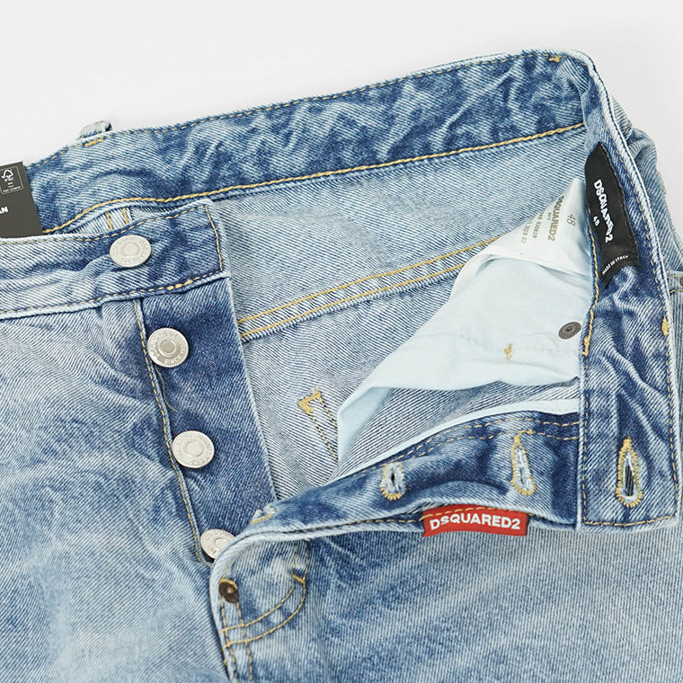 DSQUARED2 メンズ ジーンズ COOL GUY JEAN S74LB1745 S30839 ウォッシュブルー 470
