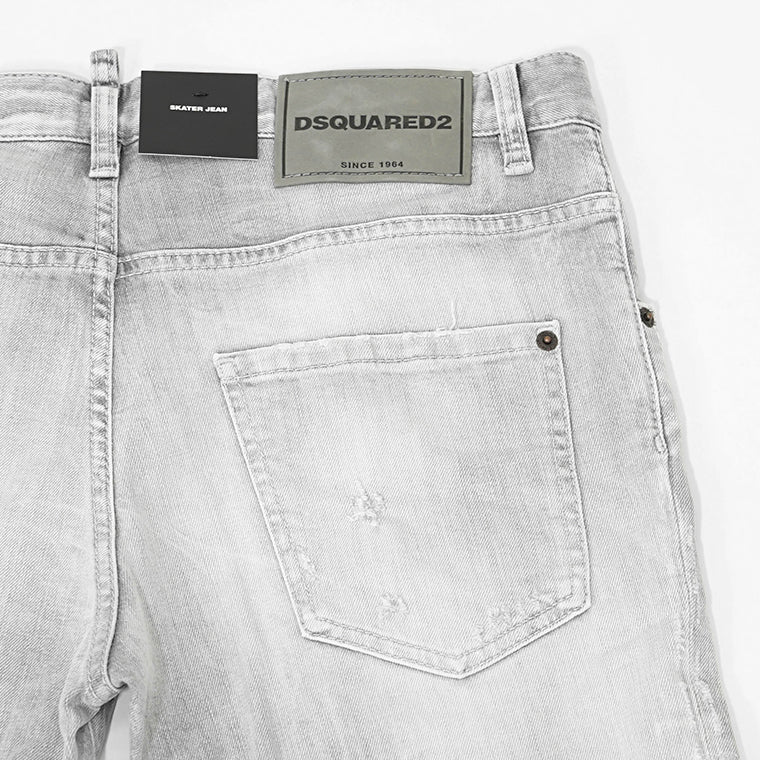 DSQUARED2 メンズ ジーンズ SKATER JEAN S74LB1754 S30260 ウォッシュグレー 852