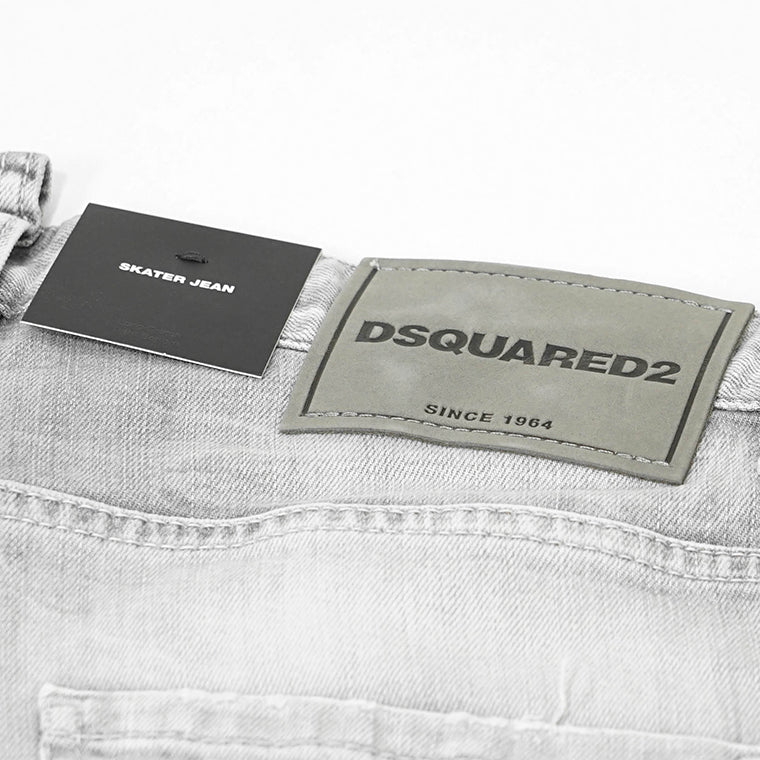 DSQUARED2 メンズ ジーンズ SKATER JEAN S74LB1754 S30260 ウォッシュグレー 852