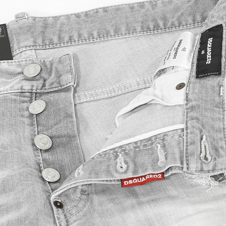 DSQUARED2 メンズ ジーンズ SKATER JEAN S74LB1754 S30260 ウォッシュグレー 852