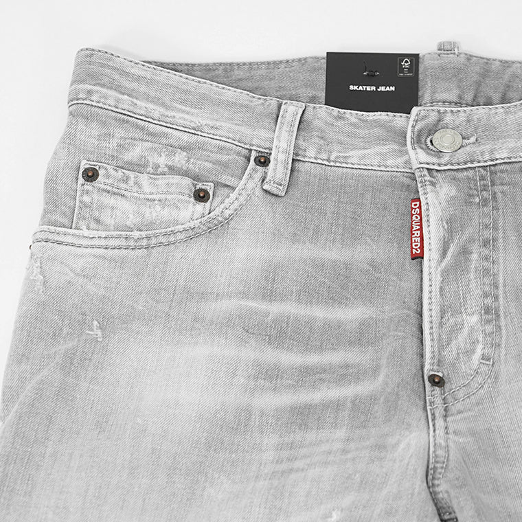 DSQUARED2 メンズ ジーンズ SKATER JEAN S74LB1754 S30260 ウォッシュグレー 852