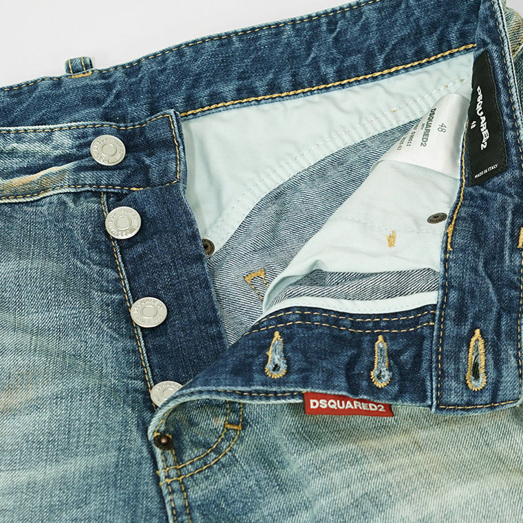 DSQUARED2 メンズ ジーンズ COOL GUY JEAN S74LB1757 D30011 ウォッシュブルー 470