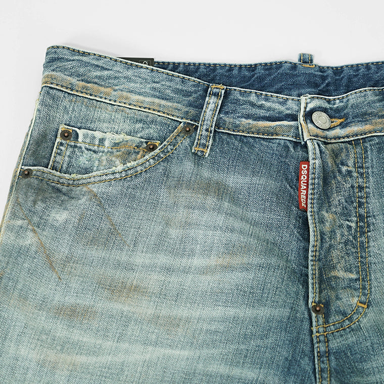 DSQUARED2 メンズ ジーンズ COOL GUY JEAN S74LB1757 D30011 ウォッシュブルー 470