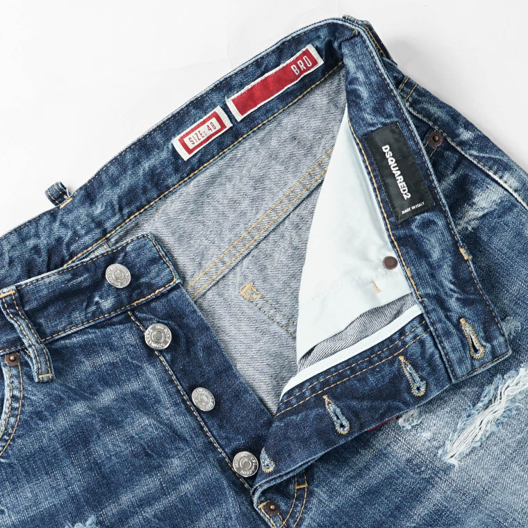 DSQUARED2 メンズ ジーンズ BRO JEAN S74LB1839 D30011 ウォッシュブルー 470