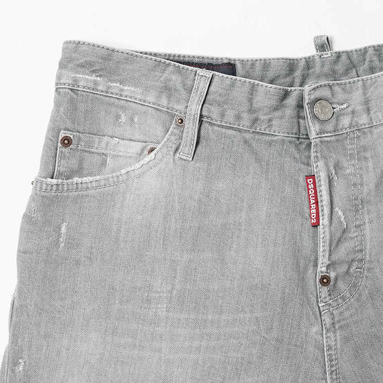 DSQUARED2 メンズ ジーンズ SLIM TWIST JEAN S74LB1870 S30260 ウォッシュグレー 852