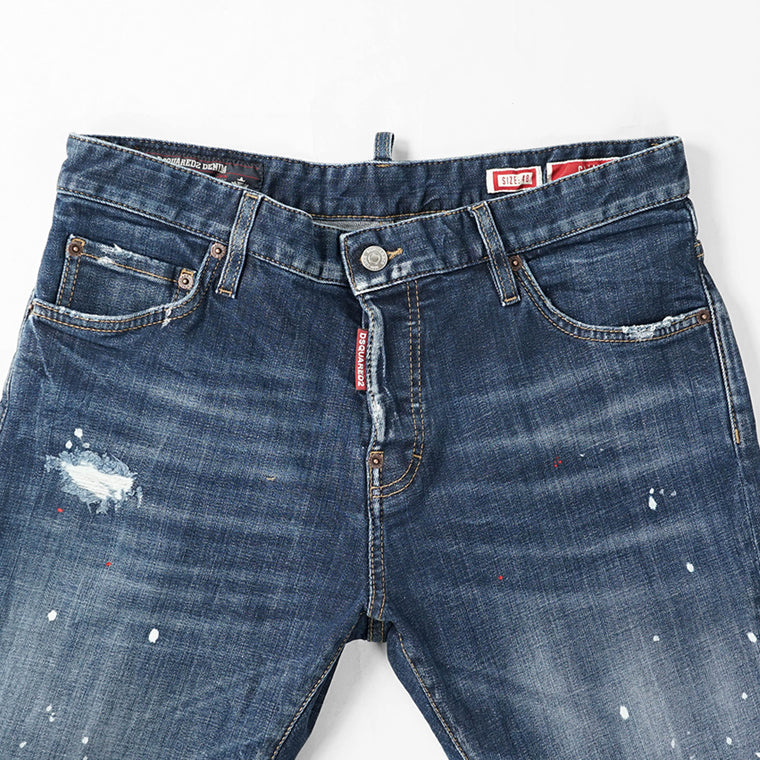 DSQUARED2 メンズ ジーンズ SLIM TWIST JEAN S74LB1874 S30664 ウォッシュブルー 470