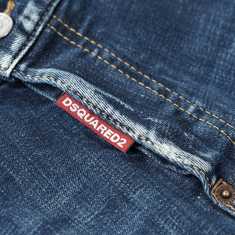 DSQUARED2 メンズ ジーンズ SLIM TWIST JEAN S74LB1874 S30664 ウォッシュブルー 470