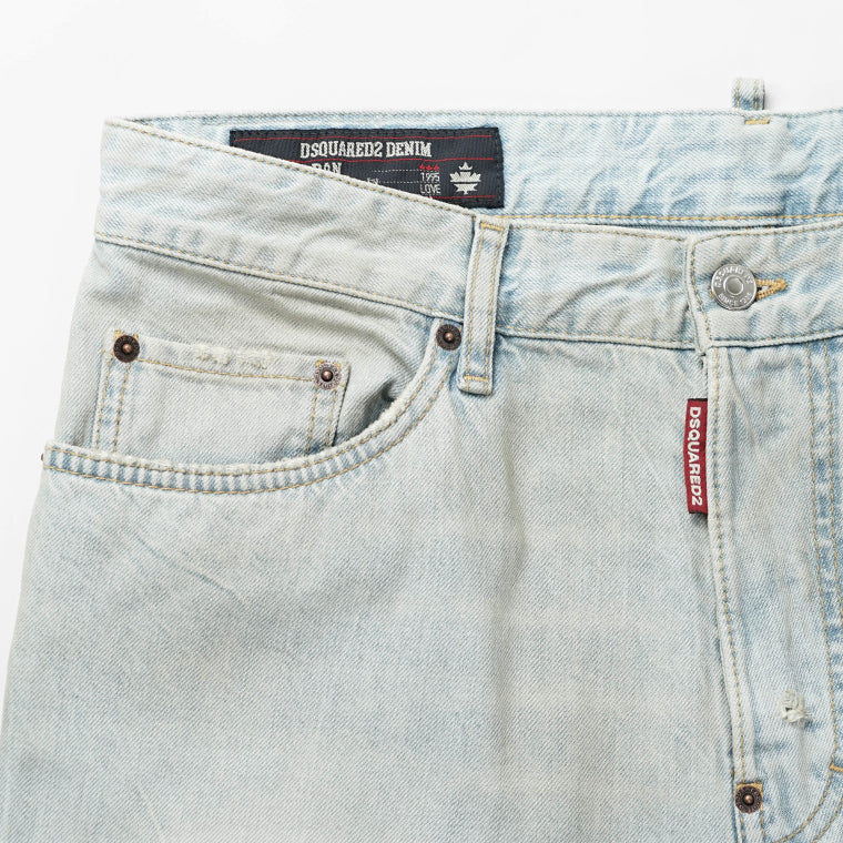 DSQUARED2 メンズ ジーンズ L.A. BRO JEAN S74LB1876 D30011 ウォッシュブルー 470