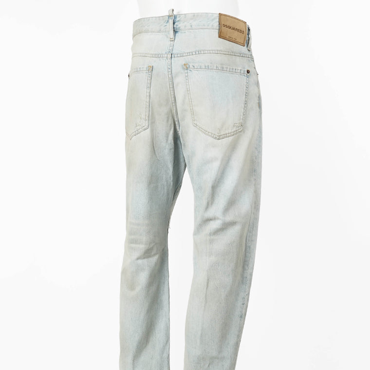 DSQUARED2 メンズ ジーンズ L.A. BRO JEAN S74LB1876 D30011 ウォッシュブルー 470