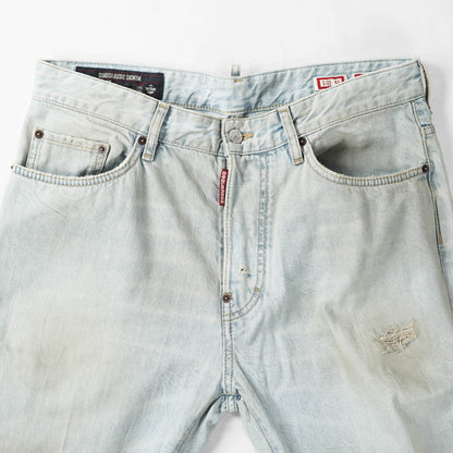 DSQUARED2 メンズ ジーンズ L.A. BRO JEAN S74LB1876 D30011 ウォッシュブルー 470