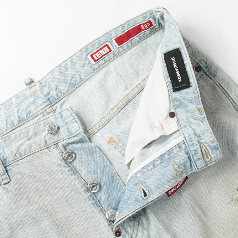 DSQUARED2 メンズ ジーンズ L.A. BRO JEAN S74LB1876 D30011 ウォッシュブルー 470