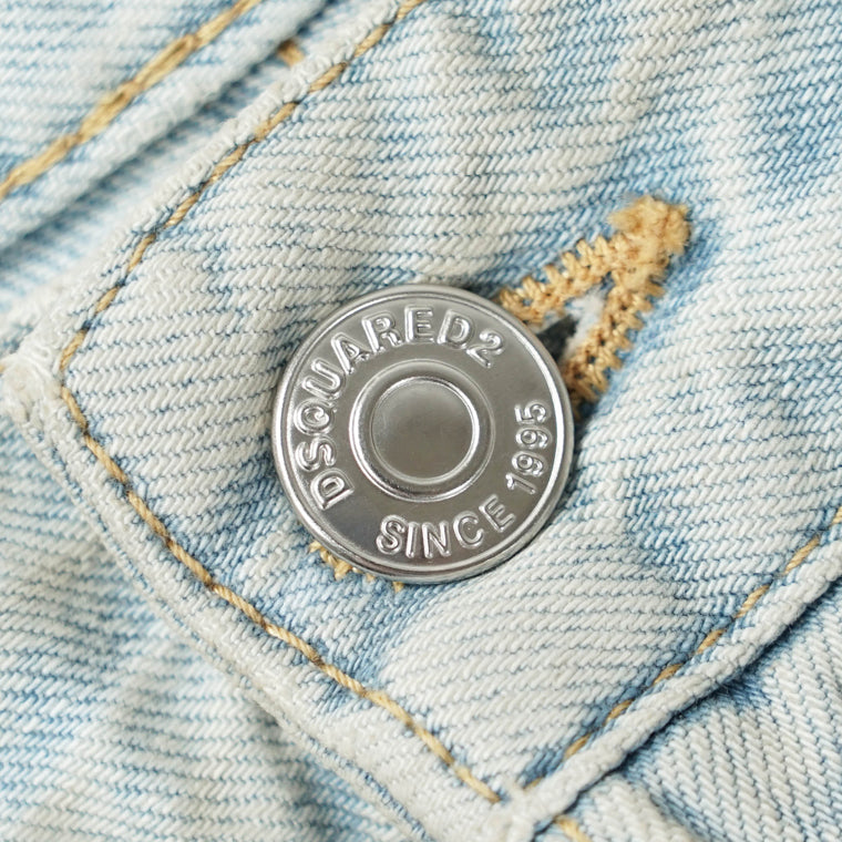 DSQUARED2 メンズ ジーンズ L.A. BRO JEAN S74LB1876 D30011 ウォッシュブルー 470