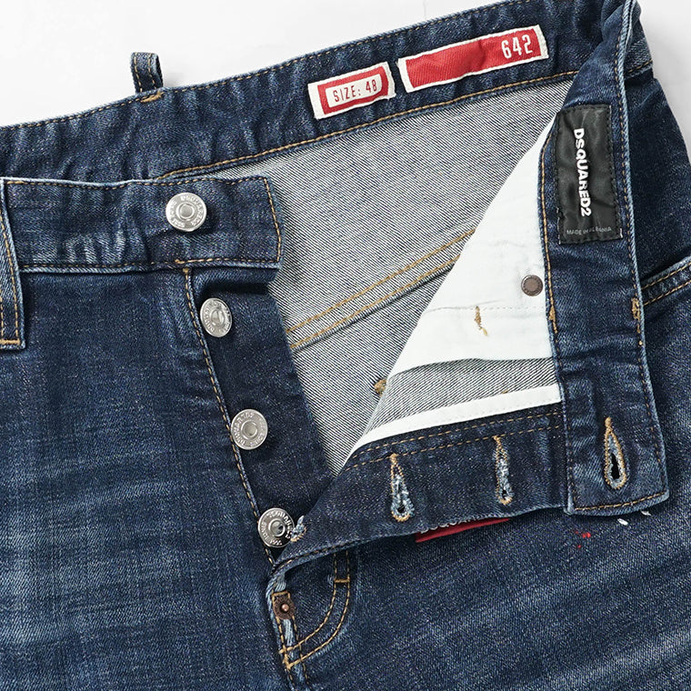 DSQUARED2 メンズ ジーンズ 642 JEAN S74LB1898 S30664 ウォッシュブルー 470